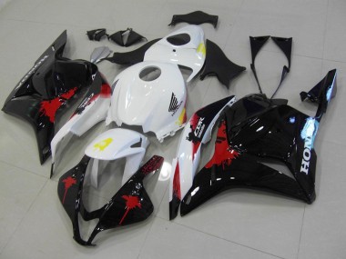 CBR 600 RR 09-12 Verkleidungen - Schwarz Rote Weiß