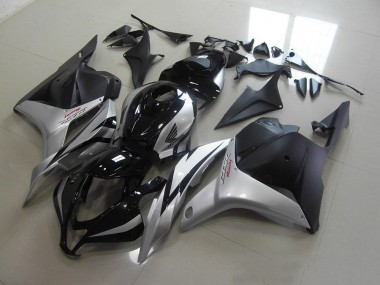 CBR 600 RR 09-12 Verkleidungen - Schwarz Silber