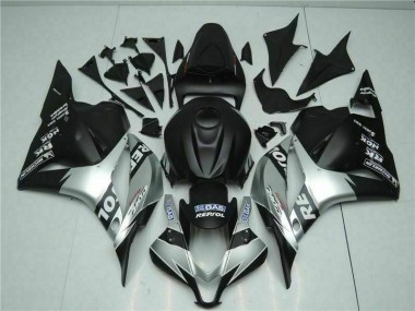 CBR 600 RR 09-12 Verkleidungen - Schwarz Silber Repsol