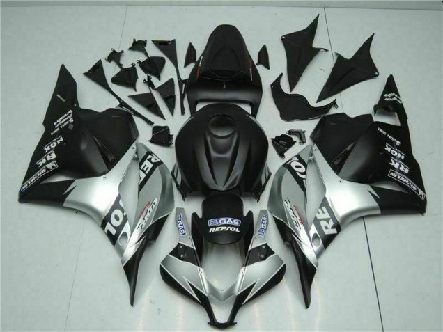 CBR 600 RR 09-12 Verkleidungen - Schwarz Silber Repsol CBR 600 RR 09-12 Verkleidungen - Schwarz Silber Repsol
