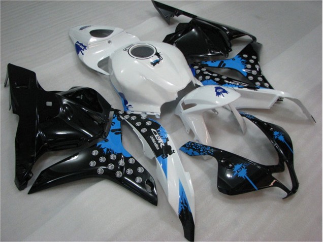 CBR 600 RR 09-12 Verkleidungen - Schwarz Weiß Blau CBR 600 RR 09-12 Verkleidungen - Schwarz Weiß Blau