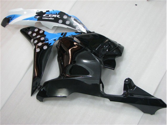 CBR 600 RR 09-12 Verkleidungen - Schwarz Weiß Blau CBR 600 RR 09-12 Verkleidungen - Schwarz Weiß Blau