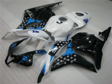 CBR 600 RR 09-12 Verkleidungen - Schwarz Weiß Blau