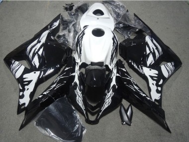 CBR 600 RR 09-12 Verkleidungen - Schwarz Weiß