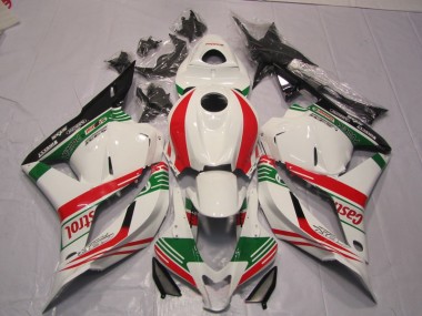 CBR 600 RR 09-12 Verkleidungen - Weiß Grün Rot