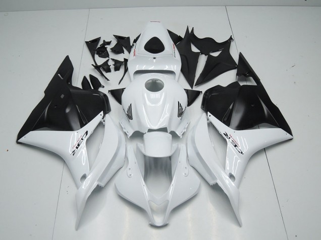 CBR 600 RR 09-12 Verkleidungen - Weiß Matt Schwarz CBR 600 RR 09-12 Verkleidungen - Weiß Matt Schwarz
