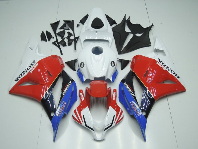 CBR 600 RR 09-12 Verkleidungen - Weiß Motul Rot Blau CBR 600 RR 09-12 Verkleidungen - Weiß Motul Rot Blau