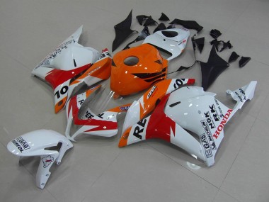 CBR 600 RR 09-12 Verkleidungen - Weiß Repsol