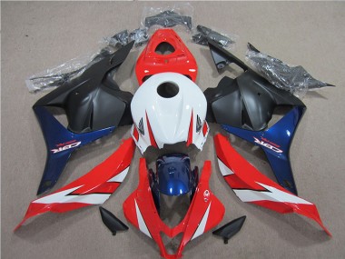 CBR 600 RR 09-12 Verkleidungen - Weiß Rot Blau