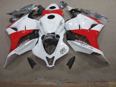 CBR 600 RR 09-12 Verkleidungen - Weiß Rot