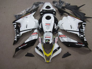 CBR 600 RR 09-12 Verkleidungen - Weiß Schwarz DENSO RIZOMA