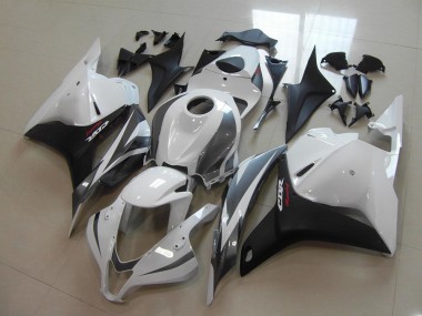 CBR 600 RR 09-12 Verkleidungen - Weiß Schwarz Grau