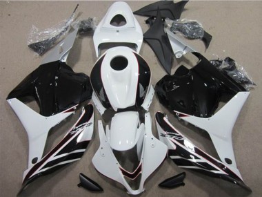 CBR 600 RR 09-12 Verkleidungen - Weiß Schwarz