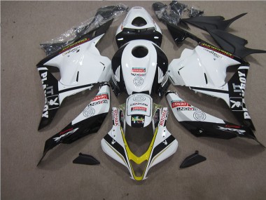 CBR 600 RR 09-12 Verkleidungen - Weiß Schwarz RIZOMA