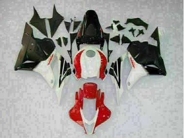 CBR 600 RR 09-12 Verkleidungen - Weiß Schwarz Rot