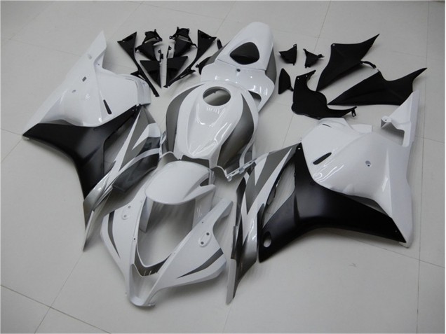 CBR 600 RR 09-12 Verkleidungen - Weiß Silber Schwarz CBR 600 RR 09-12 Verkleidungen - Weiß Silber Schwarz