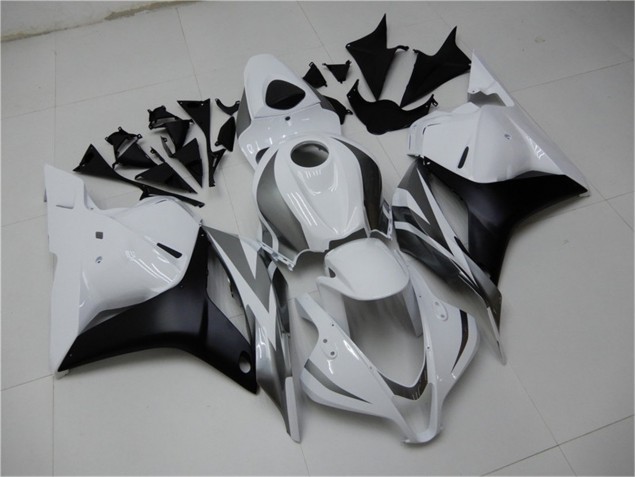 CBR 600 RR 09-12 Verkleidungen - Weiß Silber Schwarz CBR 600 RR 09-12 Verkleidungen - Weiß Silber Schwarz
