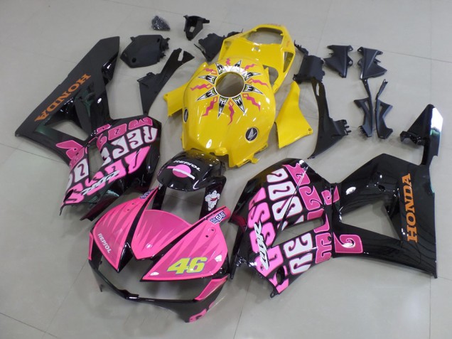 CBR 600 RR 13-21 Verkleidungen - Gelb Rosa Rossi CBR 600 RR 13-21 Verkleidungen - Gelb Rosa Rossi