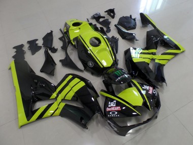 CBR 600 RR 13-21 Verkleidungen - Grün Schwarz