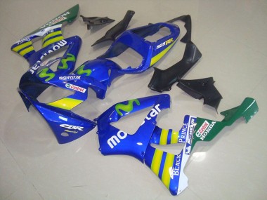 CBR 900 RR 929 00-01 Verkleidungen - Blaus Movistar Castrol