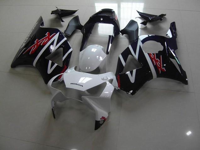 CBR 900 RR 954 02-03 Verkleidungen - Schwarz Weiß