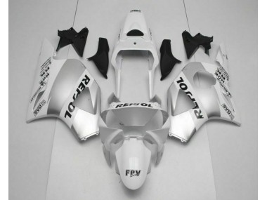 CBR 900 RR 954RR 02-03 Verkleidungen - Weiß Silber Schwarz Repsol