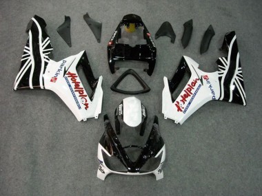 Daytona 675 Triple 06-08 Verkleidungen - Schwarz Weiß