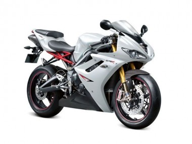 Daytona 675 Triple 09-12 Verkleidungen - Perl Weiß Schwarz