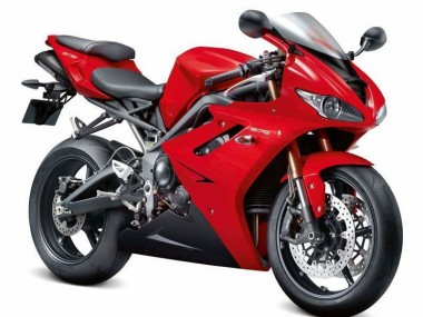 Daytona 675 Triple 09-12 Verkleidungen - Rot Schwarz