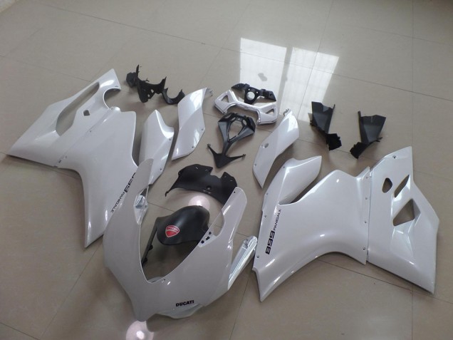 Ducati 1199 11-14 Verkleidungen - Perl Weiß Ducati 1199 11-14 Verkleidungen - Perl Weiß