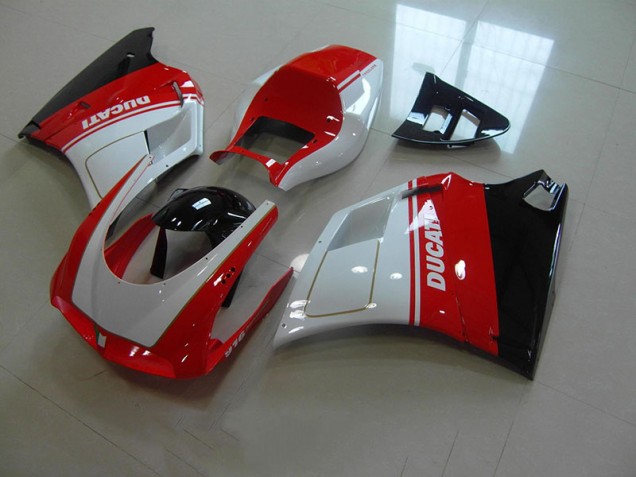 Ducati 748 916 996 996S 93-05 Verkleidung - Rot Weiß Ducati 748 916 996 996S 93-05 Verkleidung - Rot Weiß