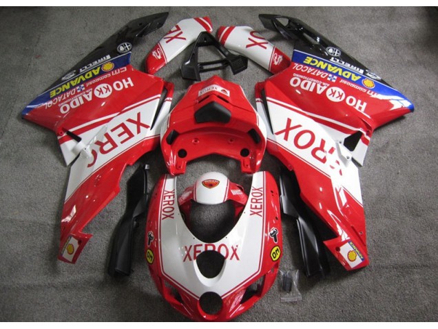 Ducati 749 05-06 Verkleidungen - Rot Weiß Xerox Ducati 749 05-06 Verkleidungen - Rot Weiß Xerox