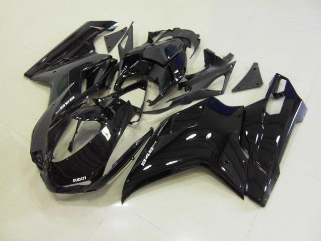 Ducati 848 1098 1198 07-14 Verkleidungen - Glänzend Schwarz Ducati 848 1098 1198 07-14 Verkleidungen - Glänzend Schwarz