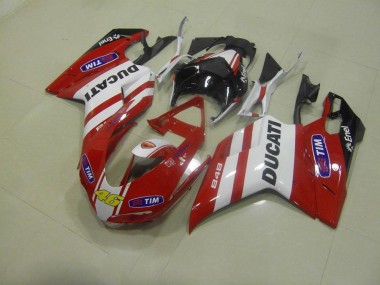 Ducati 848 1098 1198 07-14 Verkleidungen - Rot 46