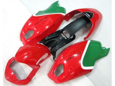 Ducati Monster 696 08-12 Verkleidungen - Rot Grün Monster