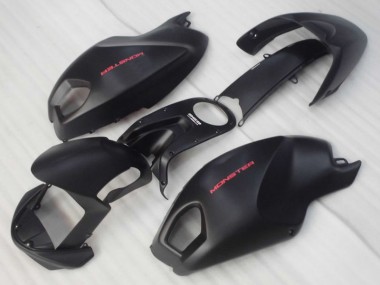 Ducati Monster 696 08-12 Verkleidungen - Schwarz Rot Monster