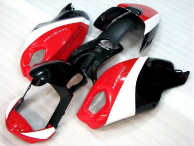 Ducati Monster 696 08-12 Verkleidungen - Schwarz Rot Weiß Monster