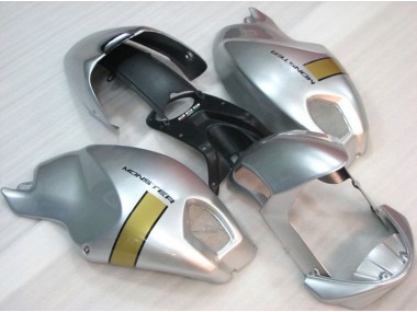 Ducati Monster 696 08-12 Verkleidungen - Schwarz Silber Monster