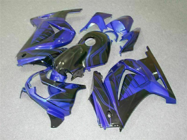 EX250 08-12 Verkleidung - Schwarz Blau EX250 08-12 Verkleidung - Schwarz Blau