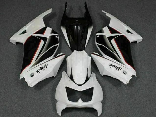 EX250 08-12 Verkleidung - Weiß Schwarz Ninja EX250 08-12 Verkleidung - Weiß Schwarz Ninja