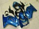 EX250 08-12 Verkleidungen - Blau Schwarz Weiß Ninja EX250 08-12 Verkleidungen - Blau Schwarz Weiß Ninja