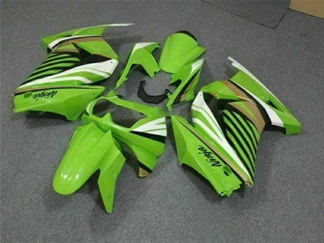 EX250 08-12 Verkleidungen - Grün Weiß Schwarz Ninja EX250 08-12 Verkleidungen - Grün Weiß Schwarz Ninja