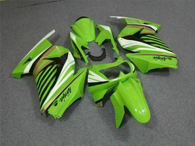 EX250 08-12 Verkleidungen - Grün Weiß Schwarz Ninja EX250 08-12 Verkleidungen - Grün Weiß Schwarz Ninja