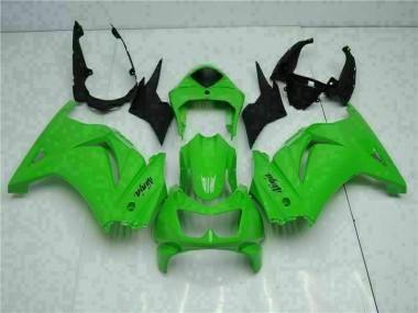 EX250 08-12 Verkleidungen Komplett Sets - Grün Schwarzer Ninja
