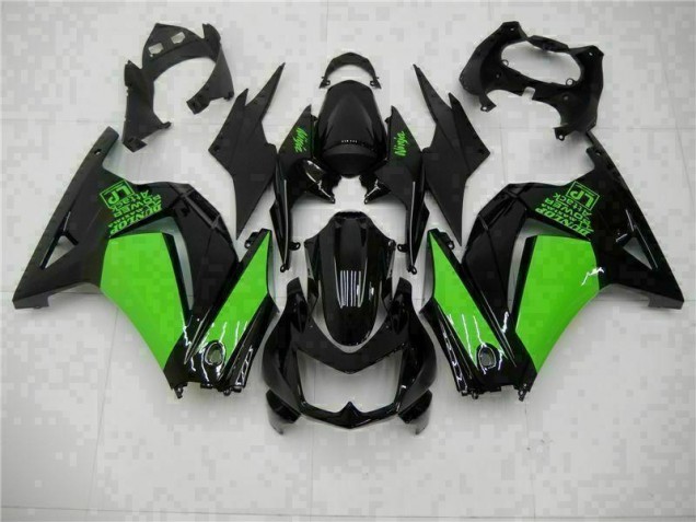 EX250 08-12 Verkleidungen - Schwarzer Grün Ninja EX250 08-12 Verkleidungen - Schwarzer Grün Ninja