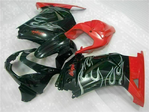 EX250 08-12 Verkleidungen - Schwarzer Roter Ninja EX250 08-12 Verkleidungen - Schwarzer Roter Ninja