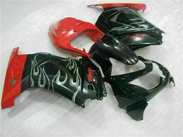 EX250 08-12 Verkleidungen - Schwarzer Roter Ninja EX250 08-12 Verkleidungen - Schwarzer Roter Ninja