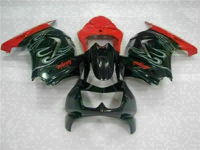 EX250 08-12 Verkleidungen - Schwarzer Roter Ninja EX250 08-12 Verkleidungen - Schwarzer Roter Ninja