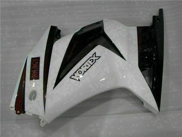 EX250 08-12 Verkleidungen - Weiß Schwarz EX250 08-12 Verkleidungen - Weiß Schwarz