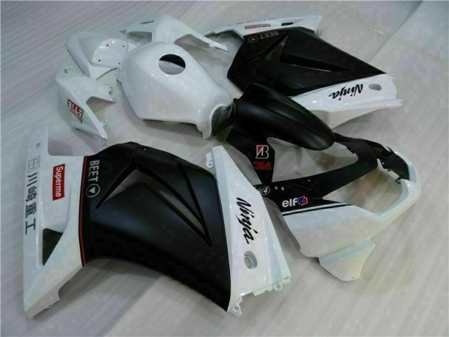 EX250 08-12 Verkleidungen - Weiß Schwarz Ninja EX250 08-12 Verkleidungen - Weiß Schwarz Ninja